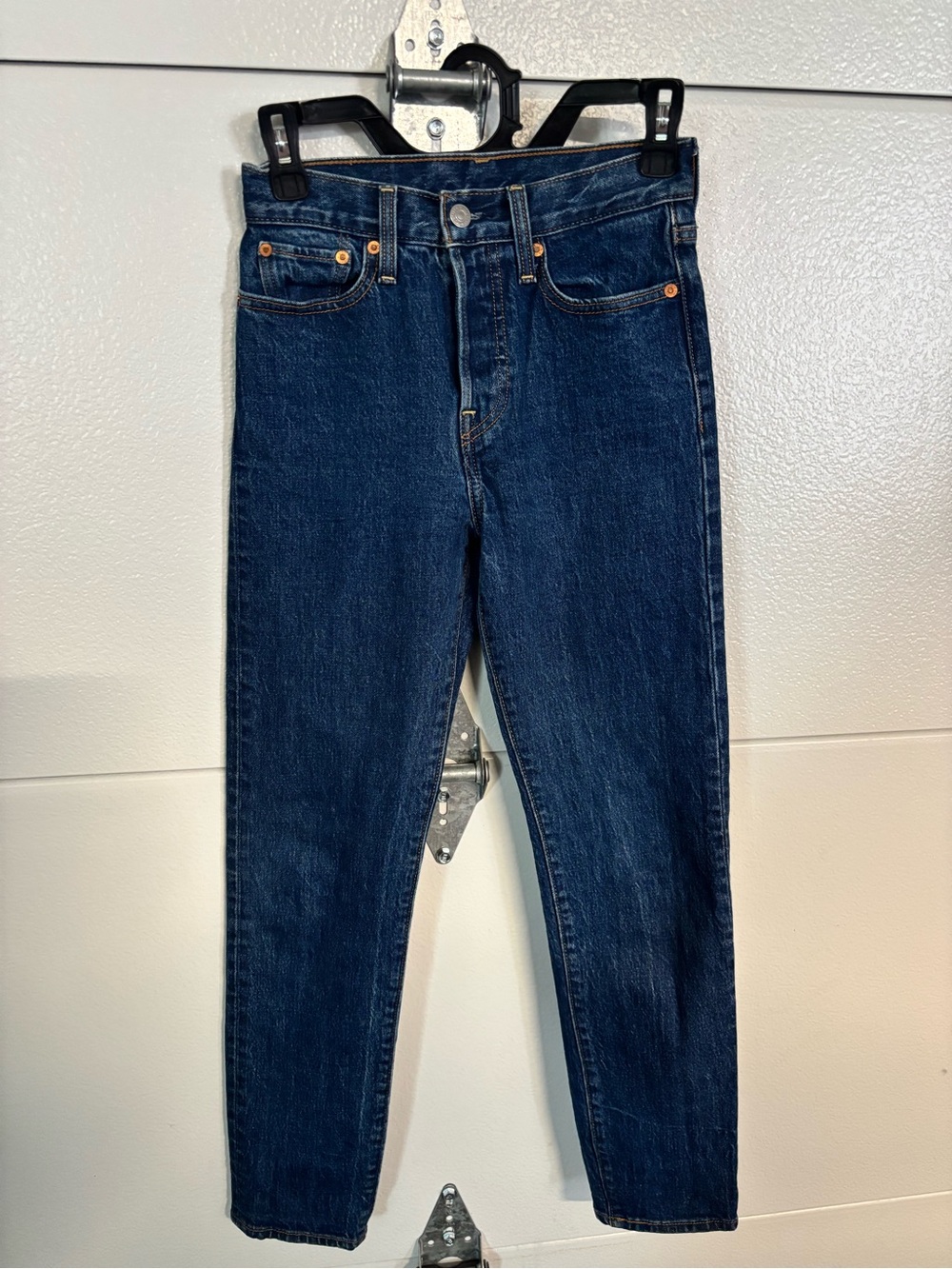Levi's Women's Slim Straight Dark Blue Jeans